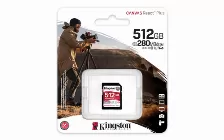 Memoria Kingston Technology Canvas React Plus 512 Gb, Velocidad 280 Mb/s, Clase 10