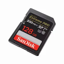 Memoria Sd Sandisk Extreme Pro Sdxc 128gb, Velocidad 200 Mb/s, Clase 10