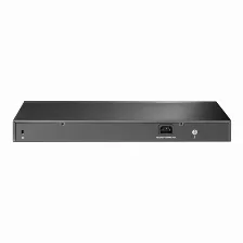 Switch Tp-link Jetstream Tl-sg2428p Gestionado, L2/l2+, Rj-45 24, Gigabit Ethernet (10/100/1000), (poe +) 24, 1u, Negro