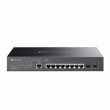 Switch Tp-link Omada Sg3210 Gestionado, L2/l3, Rj-45 8, Gigabit Ethernet (10/100/1000), 1u, Negro