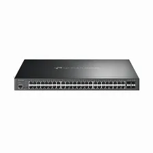 Switch Tp-link Omada Sg3452p Gestionado, L2/l3, Rj-45 48, Gigabit Ethernet (10/100/1000), (poe +) 48, 1u, Negro
