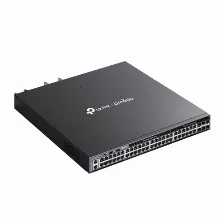 Switch Tp-link Omada Sg6654xhp 48 Puertos Gigabit Rj45 Poe 6 Puertos Sfp A 10g L3 Rip, Ospf, Ecmp, Vrrp, Pim-dm, Pim-sm, And Dhcp Server/relay