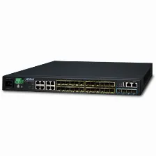 Switch Planet Sgs-6341-16s8c4xr Gestionado, L3, Rj-45 8, Gigabit Ethernet (10/100/1000), 1u, Negro