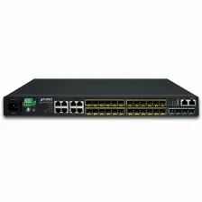 Switch Planet Sgs-6341-16s8c4xr Gestionado, L3, Rj-45 8, Gigabit Ethernet (10/100/1000), 1u, Negro