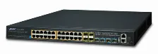 Switch Planet Sgs-6341-24p4x Gestionado, L3, Rj-45 24, Gigabit Ethernet (10/100/1000), 24 Poe, 1u, Negro