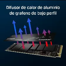 Ssd Kingston Kc3000 Nvme, 512gb, Pcie 4.0, M.2, Lectura 7000 Mb/s, Escritura 6000 Mb/s