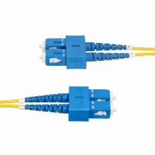 Cable Startech.com 30 M, Fibra Os2, Sc, Sc, 100 Gbit/s, Amarillo