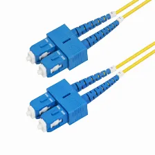Cable Startech.com 5 M, Fibra Os2, Sc, Sc, 100 Gbit/s, Amarillo
