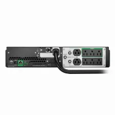 No Break Apc Smtl3000rm2uc 3 Kva / 2700 W, 459 J, Entrada 144 V, 8 Salidas Ac, Negro, Plata
