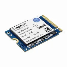 Ssd Kingston Technology Nv3 500gb, M.2, Pci Express 4.0, Lectura 5000 Mb/s, Escritura 3000 Mb/s, Factor Forma 2230