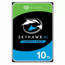 Disco Duro Seagate 10tb, Para Videovigilancia Skyhawk Ai, 6 Gbit/s, 3.5