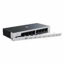 Switch Netis Modelo St108d, 8 Puertos 10/100mbps, Switch De Escritorio, Carcasa Meta?lica Con Seguro De Conector Incorporado, No Administrable