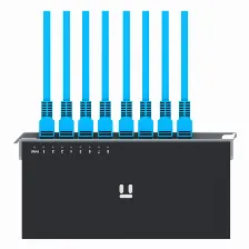Switch Netis Modelo St108d, 8 Puertos 10/100mbps, Switch De Escritorio, Carcasa Meta?lica Con Seguro De Conector Incorporado, No Administrable