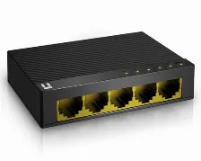 Switch Netis Modelo St3105gc, 5 Puertos Gigabit Switch De Escritorio Con Seguro De Conector Incorporado, No Administrable