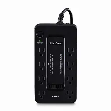 No Break Cyberpower St425 425va, 260w, Salida 120v, 8 Contacto, Negro