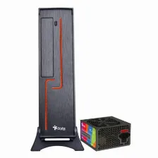 Gabinete Stylos Stgakl1b Factor De Forma Pequeña (sff), Psu 550 W, Psu Si, Negro, Rojo
