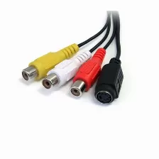 Capturadora De Vídeo Startech.com Svid2usb232 Interfaz Composite + S-video + Rca, Señal Analógica Ntsc, Pal, Secam, Color Negro