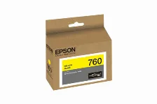 Cartucho De Tinta Epson 760 Original, Amarillo, 25.9 Ml