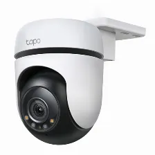 Cámara Ip Tp-link Tapo Tapo C510w 3 Mp, Torreta, Wifi, Microsd, Interior Y Exterior, Ip65, Blanco, Negro