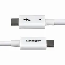 Cable Thunderbolt Startech.com 0.5 M V. 5, 120 Gbit/s, Blanco