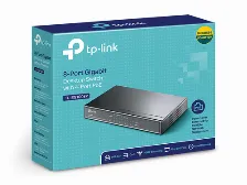 Switch Tp-link 8 Puertos Gigabit Ethernet, 10/100/1000mbps, No Administrado, Rj-45 8, 4x Poe