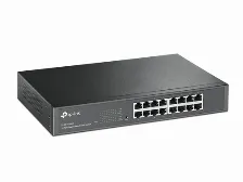 Switch Tp-link Tl-sg1016de Gestionado, L2, Rj-45 16, Gigabit Ethernet (10/100/1000), Negro