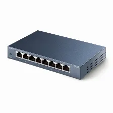 Switch Tp-link Tl-sg108, 8 Puertos, 10/ 100/ 1000mbps, No Administrado