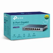 Switch Tp-link Tl-sg108, 8 Puertos, 10/ 100/ 1000mbps, No Administrado