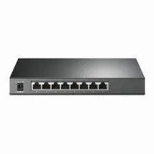 Switch Tp-link Jetstream Tl-sg2008p Gestionado, L2/l2+, Rj-45 8, Gigabit Ethernet (10/100/1000), (poe +) 4, Negro