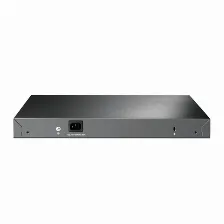 Switch Tp-link Jetstream Tl-sg3428xmp Gestionado, L2+, Rj-45 24, Gigabit Ethernet (10/100/1000), (poe +) 24, 1u, Negro