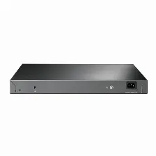 Switch Tp-link Jetstream Tl-sg3452p Gestionado, L2/l3, Rj-45 48, Gigabit Ethernet (10/100/1000), (poe +) 48, 1u, Negro