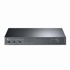 Tp-link - Tl-sl1311mp / Switch De Escritorio No Administrable 11 Puertos / 8 Puertos 10/100mbps Rj45 Poe+/ 2 Puertos 10/100/1000 Rj45 / 1 Puerto Gigabit Sfp / 8 Puertos Poe+ / 124 Watts Totales / ...