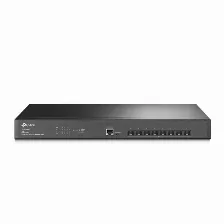 Switch Tp-link Gestionable L2/l3 8puertos 10ge Sfp+ 1pto De Consola Rj45 1pto De Consola Micro-usb Montaje En Rack