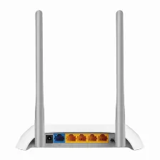Router Inalambrico Tp-link Tl-wr840n 2 Antenas 5dbi, 2.4 Ghz, 4 Puertos, 300 Mbit/s, Blanco
