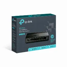 Switch Tp-link Tl-sf1016d Rj-45 16, Fast Ethernet (10/100), Negro