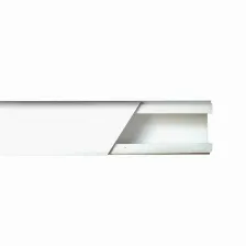 Canaleta Color Blanco De Pvc Auto Extinguible De Una Va­a, 20 X 17 Tramo 2.5m (5201-01250)