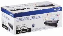 Tóner Brother Tn-436bk Original, Negro, Extra (súper) Alto Rendimiento
