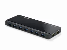 Hub Tp-link Uh720 Interfaz Usb 3.2 Micro-b, 9 Usb A 3.1, 1m, Velocidad 5000 Mbit/s, Negro