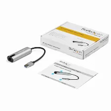 Tarjetas De Red Startech.com Usb, Rj-45 1, 5000 Mbit/s, Alámbrico, Negro, Gris