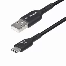 Cable Usb Startech.com Usb2ac1mnc Usb A A Usb C, Negro