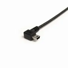 Cable De 1.8 Metros Mini Usb A Usb-a Acodado A La Derecha - Cable Adaptador De Mini Usb-b A Usb-a - Negro - Startech.com Mod. Usb2habm6ra