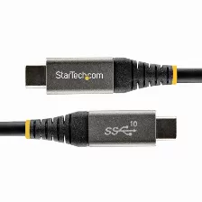 Cable Usb Startech.com Usb C A Usb C, 10000 Mbit/s, Gris, Negro