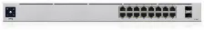 Switch Ubiquiti Unifi Unifi 16-port Poe Gestionado, L2/l3, Rj-45 16, Gigabit Ethernet (10/100/1000), (poe +) 8, 1u, Plata