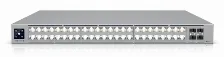 Switch Ubiquiti Unifi Pro Xg 48 Poe Gestionado, L3, Rj-45 48, 10g Ethernet (100/1000/10000), 1u, Gris