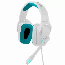 Audã­fonos Alã¡mbricos Vortred Cloud Pass Gaming 7.1 Canales Usb Color Blanco