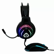 Audífonos Perfect Choice V-930648 Diadema, Alámbrico, Usb, Negro