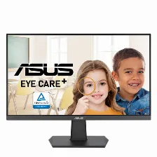 Monitor Led Asus Va27ehf, 27 Pulgadas, Ips, 1920x1080, 100 Hz, Hdmi, Amd Freesync, Low Blue Light, Negro