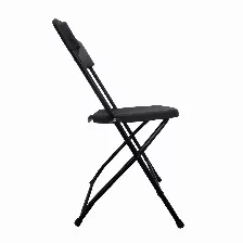 Pack De 10 Sillas Plegables Modamob Raven, Negras, Reforzadas, 47 X 45 X 82cm, Tubo 19mm, Calibre 18, Hasta 120kg