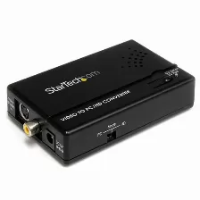Convertidor Startech.com 1600 X 1200, Composite, S-video, Negro