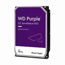 Disco Duro Western Digital Purple 4tb, Sata Iii, 6 Gbit/s, 3.5